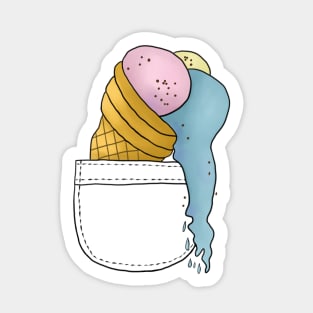 Eis in der Tasche Sticker